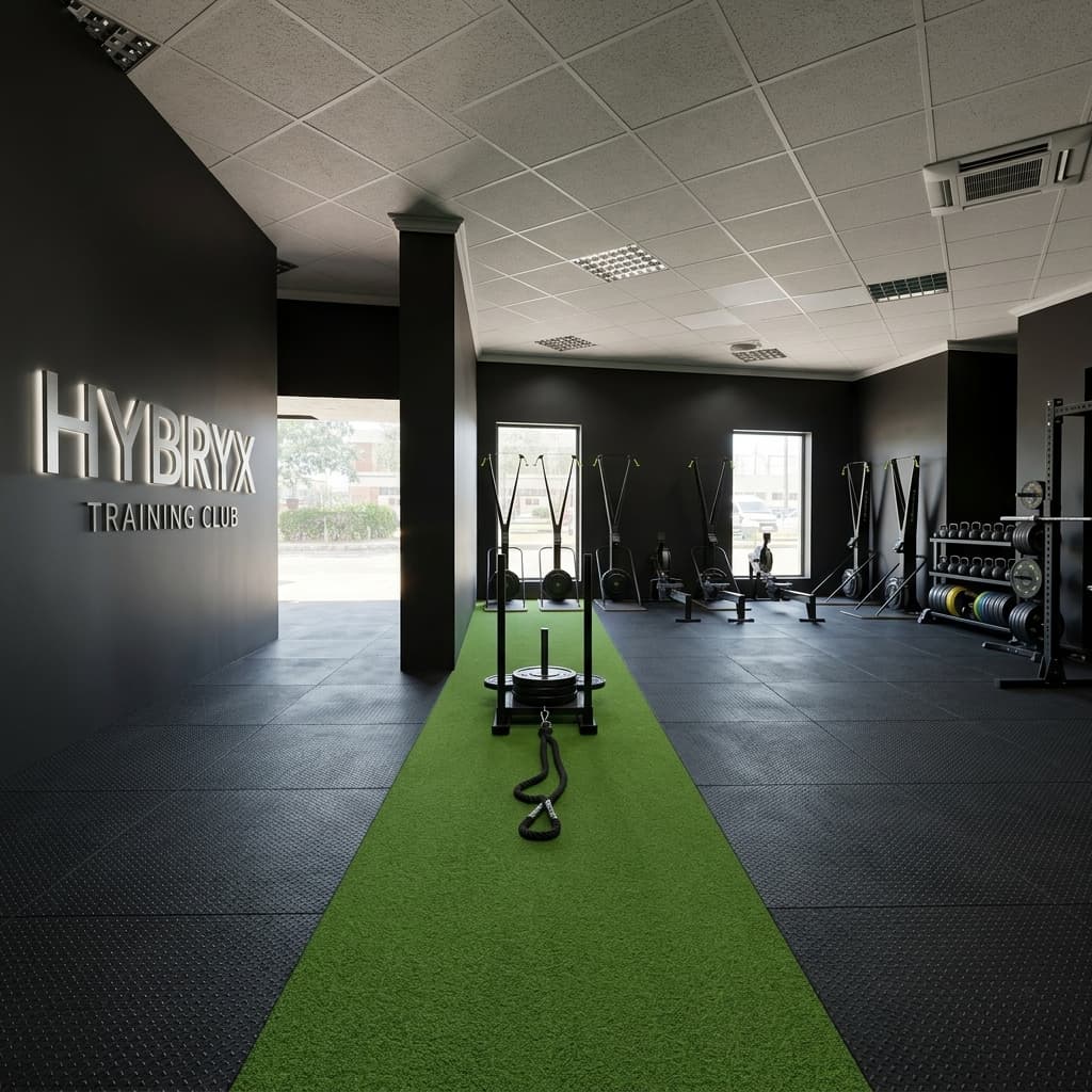 Proyección 3D HYBRYX - Acondicionamiento Funcional & Sled Turf